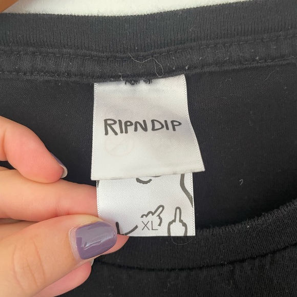 Ripndip Mens T-Shirt Stop Being A P*ssy Tee Black Size XL Streetwear - Picture 6 of 9